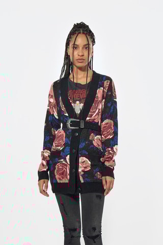 Gilet Karon - Noir et bleu roi