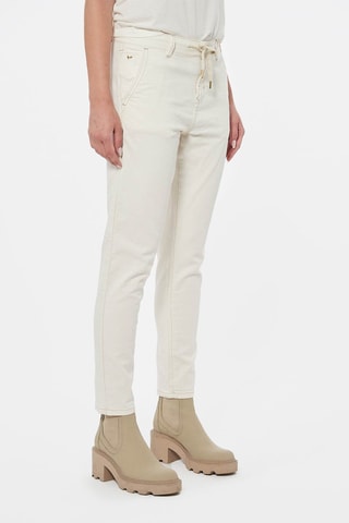 Pantalon slim Viwix - Ecru