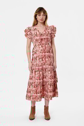 Robe midi Gala - Rose
