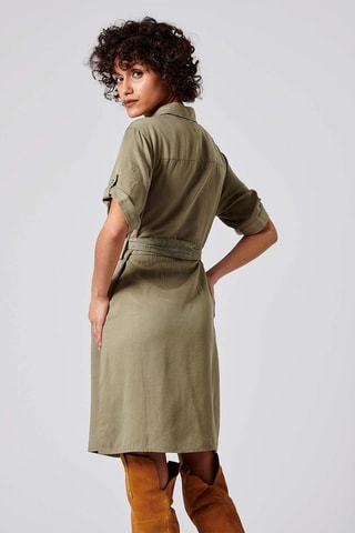 Robe chemise Cyril - Kaki