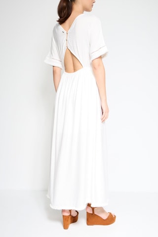 Robe longue Cassy - Blanc
