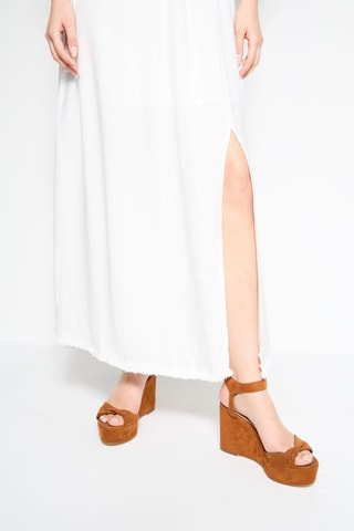 Robe longue Cassy - Blanc