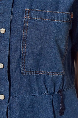 Robe patineuse en jean Saphi - Bleu foncé