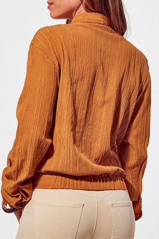 Chemise nouée Joren Camel
