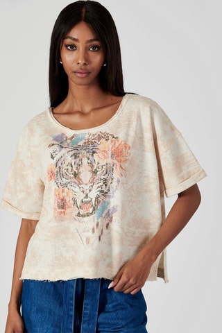 T-shirt Fonzi - Blanc