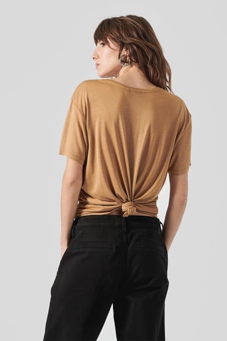 T-shirt Frank - Marron