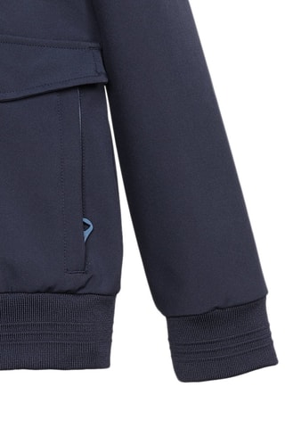 Veste à capuche Poyer - Bleu marine