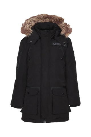 Parka à capuche Mory Noir