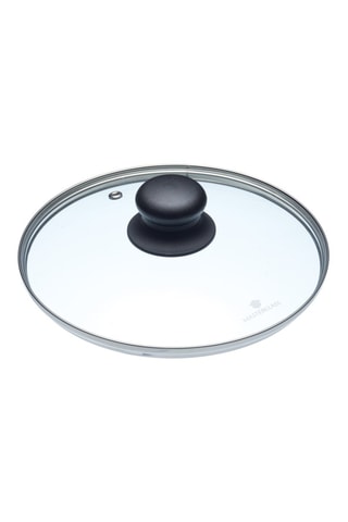 Couvercle de casserole en verre et acier inoxydable