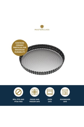 Moule à quiche ou à tarte en céramique - 28 cm