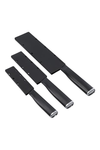 3 couteaux en acier inoxydable