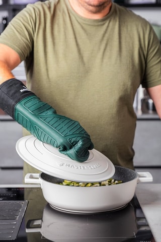 Luvas de cozinha em silicone - Verde