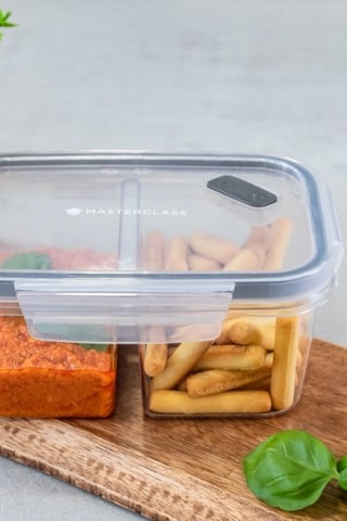 Caixa de conservação em plástico sem BPA - 17,7 x 13,1 x 7,3 cm