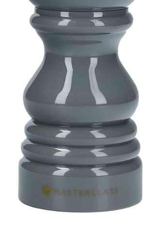 Duo sel et poivre en céramique - Gris foncé - 12 cm