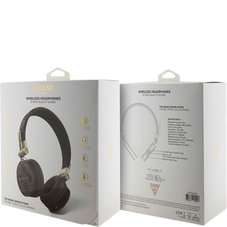 Casque Guess stéréo - 4G - Bluetooth - Marron