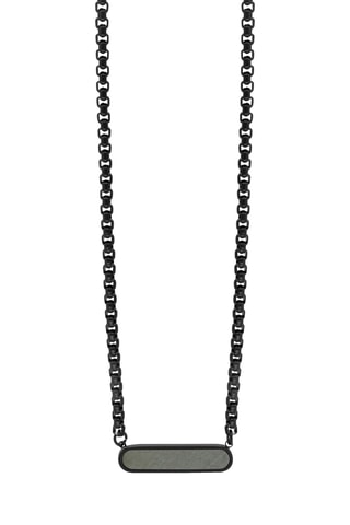 Collier - Plaqué ion noir et hématite
