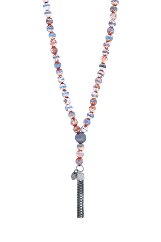Collier - Argent et agate