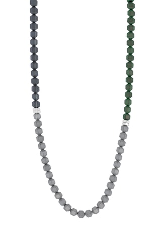 Collier - Argent et hématites