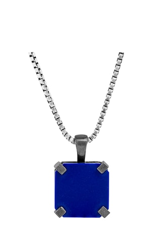 Collier - Argent et lapis-lazuli