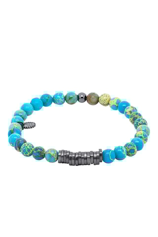 Bracelet - Argent et jaspes