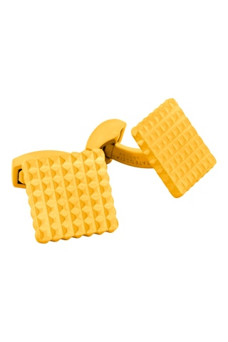 Boutons de manchette - Plaqué ion or jaune - Doré