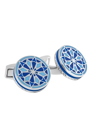 Boutons de manchette - Bleu - Bleu