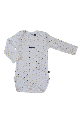 3 bodys Endrix - Jaune, gris et blanc