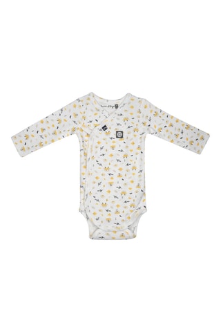 2 bodys - Blanc et jaune