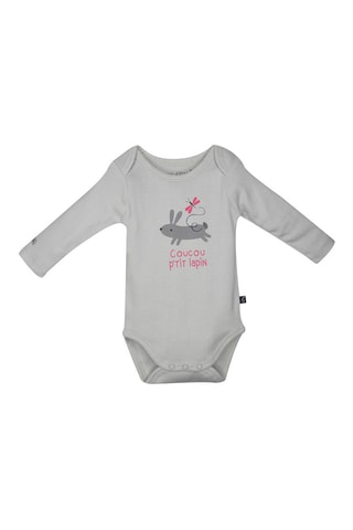 3 bodys -  Fushia et gris