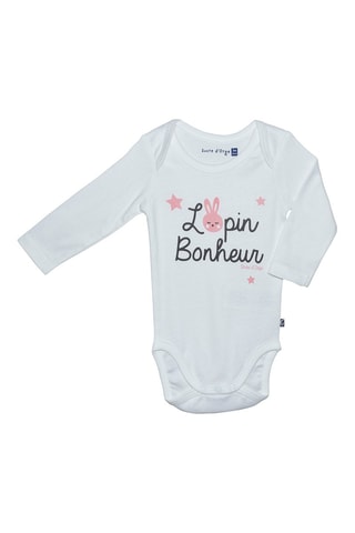 3 bodys - Rose, blanc et ciel