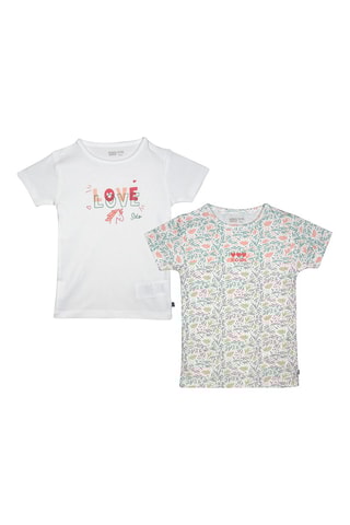 2 T-shirts - Blanc