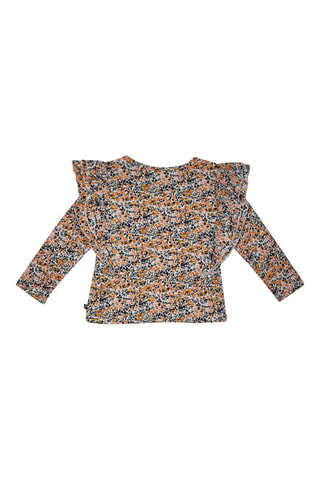 T-shirt - Orange et bleu marine