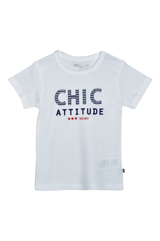 2 t-shirts Darck - Bleu marine et blanc