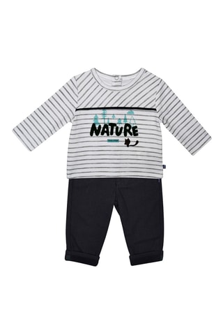 T-shirt et pantalon -  Anthracite