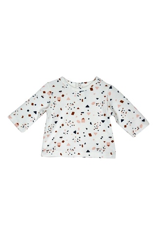 Salopette et t-shirt - Rouge et blanc