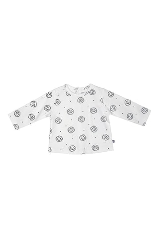 Salopette et t-shirt - Gris et blanc