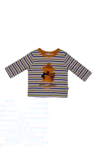T-shirt et pantalon -  Bleu et marron