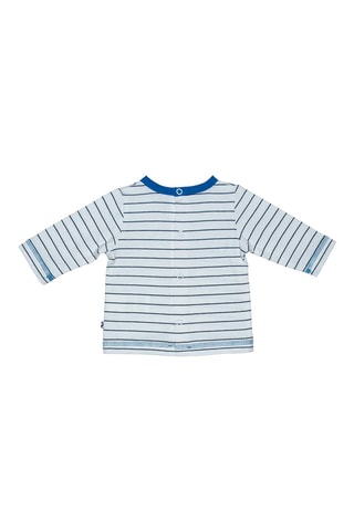 T-shirt et pantalon -  Bleu et blanc