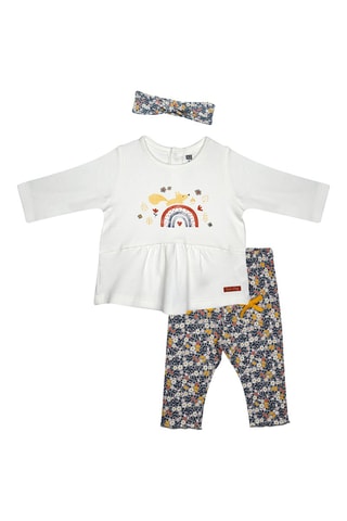 Ensemble 3 pièces Izia Ecru et gris