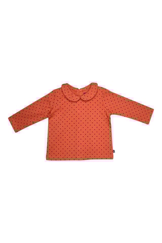T-shirt et robe Iseult Bleu marine et terracotta