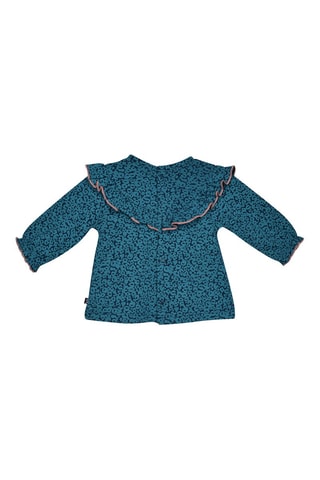 Tunique et pantalon Isore Bleu canard et moutarde