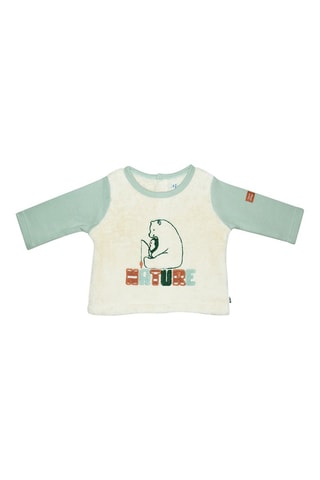 Sweat et pantalon Ivon Ecru et camel