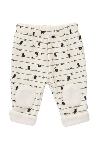 T-shirt et pantalon - Ecru et moutarde