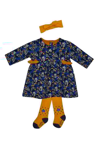 Ensemble 3 pièces  -  Bleu et jaune