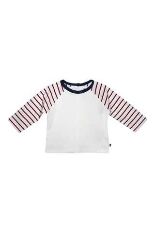 Salopette et t-shirt - Bleu marine et blanc