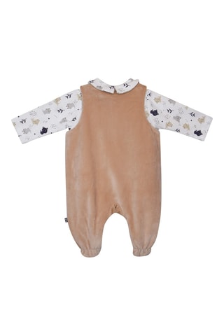 T-shirt et grenouillère Falou - Beige