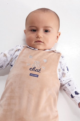 T-shirt et grenouillère Falou - Beige