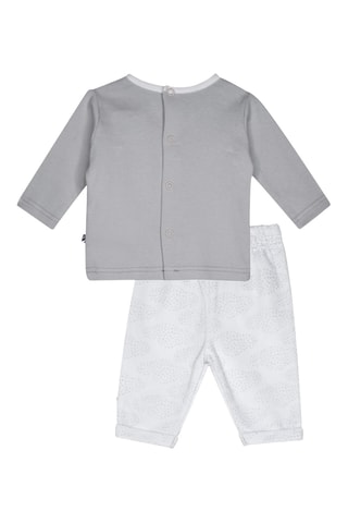 T-shirt et pantalon - Gris et blanc