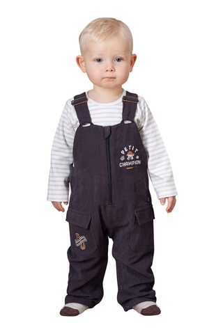 T-shirt et salopette - Anthracite