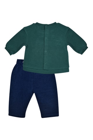 Ensemble 3 pièces - Vert foncé et bleu foncé